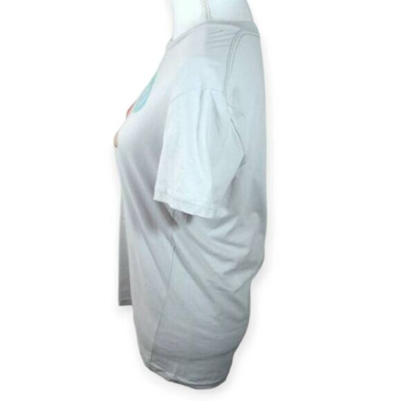 AMERICAN APPAREL "I'M SO FANCY" T-SHIRT GRAY, BLUE, & PINK. SZ.XL EUC . - Picture 2 of 6